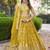 YELLOW DOLA SILK SEQUINS & ZARI EMBROIDERED STITCHED LEHENGA CHOLI
