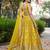 YELLOW DOLA SILK SEQUINS & ZARI EMBROIDERED STITCHED LEHENGA CHOLI