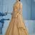 BEIGE GEORGETTE SEQUINS & THREAD EMBROIDERED STITCHED LEHENGA CHOLI