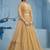 BEIGE GEORGETTE SEQUINS & THREAD EMBROIDERED STITCHED LEHENGA CHOLI