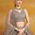 GREY GEORGETTE SEQUINS & THREAD EMBROIDERED STITCHED LEHENGA CHOLI