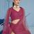 PINK GEORGETTE SEQUINS & THREAD EMBROIDERED STITCHED LEHENGA CHOLI