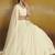 WHITE GEORGETTE SEQUINS & THREAD EMBROIDERED STITCHED LEHENGA CHOLI