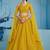 YELLOW GEORGETTE SEQUINS & THREAD EMBROIDERED STITCHED LEHENGA CHOLI