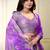 PURPLE ZARI & SEQUINS EMROIDERY FLORAL PRINT ORGENZA STITCHED LEHENGA CHOLI