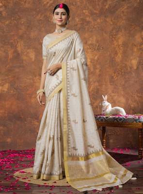 Woven design zari kasavu sarees 1