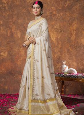 Woven design zari kasavu sarees 3