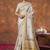 Woven design linen kasavu sarees