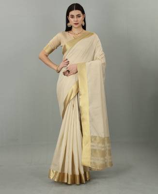 Zari kasavu saree 1