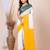 Checked pure cotton saree