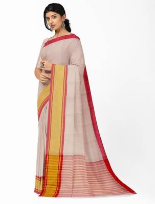 Checked pure cotton saree 2