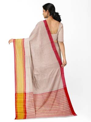 Checked pure cotton saree 3