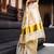 Zari pure cotton kasavu saree