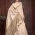 Ethnic motifs zari linen blend kasavu saree