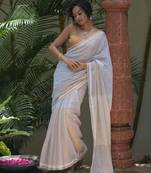 Zari pure cotton saree
