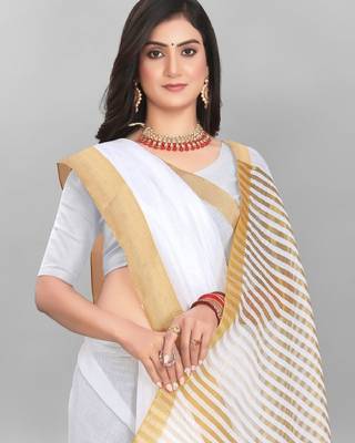 Organza banarasi saree 4
