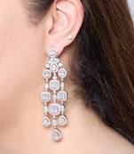 Zircon Chandelier Danglers earrings