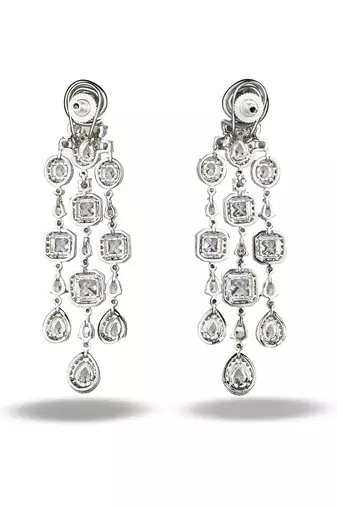 Zircon Chandelier Danglers earrings