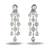 Zircon Chandelier Danglers earrings