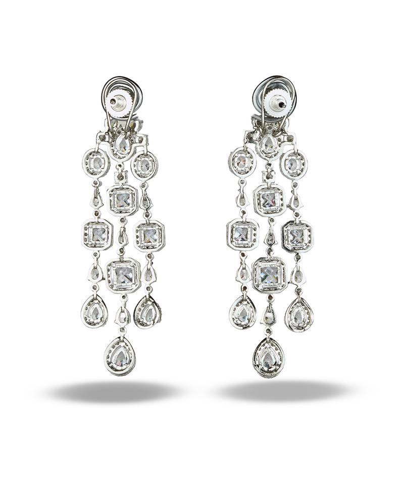 Zircon Chandelier Danglers earrings
