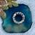 Marquise zircon band ring
