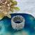 Zircon crystal band ring