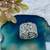 Zircon crystal band ring