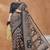 Checked silk bland ready to wear saree