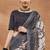 Tie and dye silk bland saree