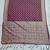Wine Traditional Banarsi Silk Saree With Blouse Piece.