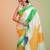 Independence day special modal silk blend digital print saree with blouse