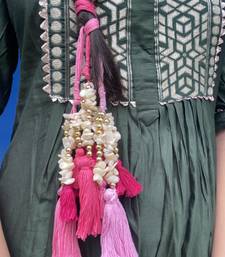 Pink mother of pearl parandi