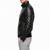 Men's black lambskin leather jacket quilted design biker