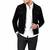 Men's black suede leather jacket casual style suede trucker jacket