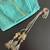 Golden handmade floral parandi