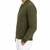 Men's olive green suede leather jacket lambskin biker designer style