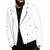 Men's biker leather jacket lambskin style white jacket urban fashion
