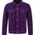 Men's purple suede leather jacket classic design trucker jacket
