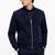Men's navy suede leather jacket real lambskin street style biker jacket