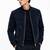 Men's navy suede leather jacket real lambskin street style biker jacket