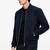 Men's navy suede leather jacket real lambskin street style biker jacket