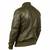 Men's olive green leather jacket real lambskin bomber biker jackets