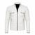 Men's white biker leather jacket smart casual genuine lambskin jacket