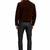 Men's leather trucker jacket signature look brown suede jacket