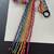Multicolored handmade rainbow hair braids
