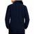Men navy blue suede leather jacket handcrafted buttoned trucker jacket