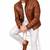 Men's brown leather biker jacket iconic look real lambskin jacket
