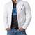 Men white leather jacket casual style lambskin biker jackets
