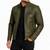 Men's olive green leather moto biker jacket tailored look