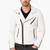 Men quilted leather biker jacket designer style white jacket